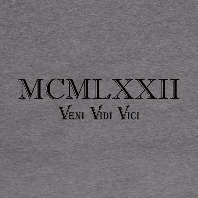 1972 Veni Vidi Vici MCMLXXII by Imaginariux